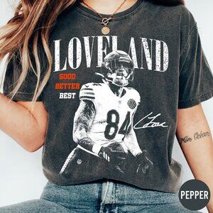 Vintage Colston Loveland Football Shirt, Chicago Good Better Best Bears Tee 04